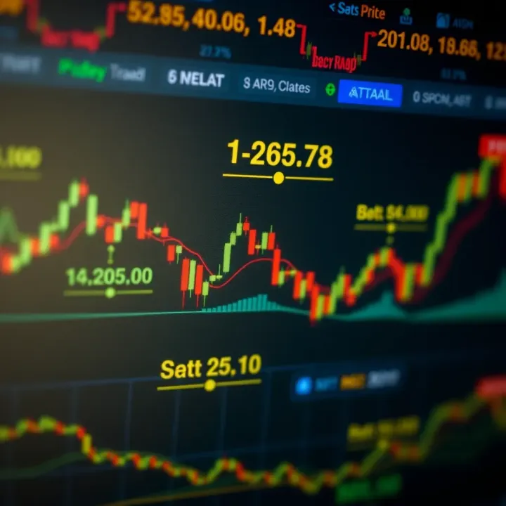 Diagram illustrating the concept of predicting asset price movements in binary options trading