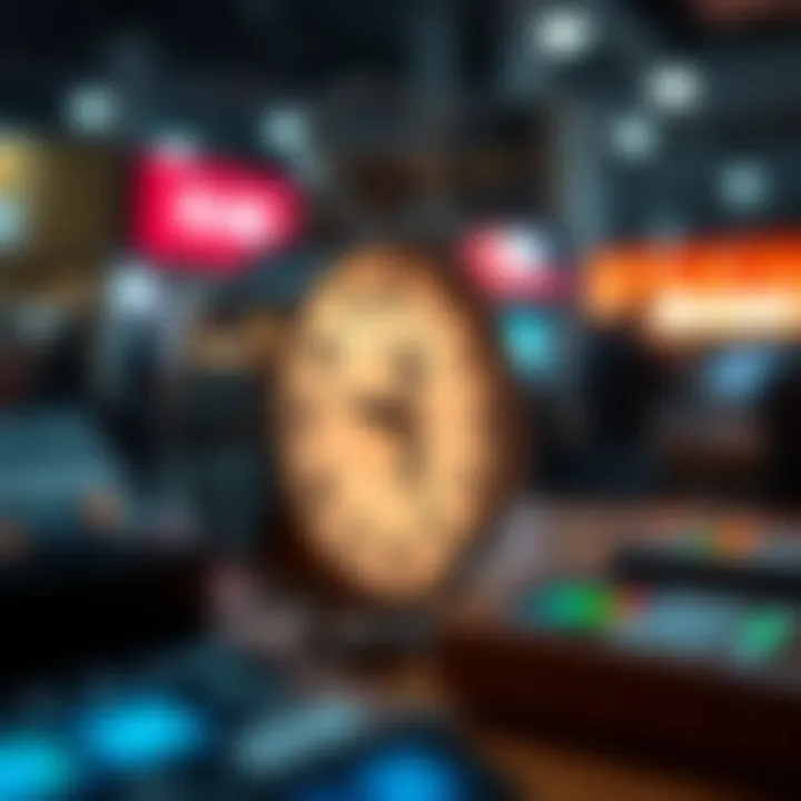 Clock showing Asian trading session hours aligned with Kenyan local time