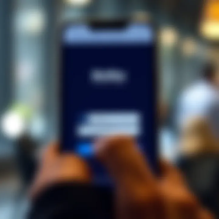 User entering login credentials on Betika mobile app screen