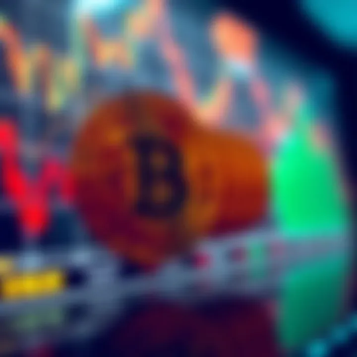 Graph showing Bitcoin price fluctuations over time with key market events