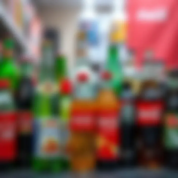 Assortment of popular beverage bottles from various brands available in Kenyan markets