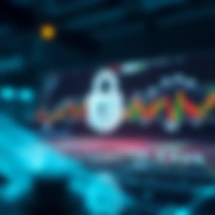 Secure Data Access and Custom Application Development with Deriv API Visual depiction of secure data flow and custom app development using API technology