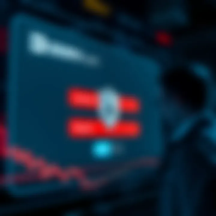 Illustration of a secure login interface showing username and password fields with a shield icon representing account protection