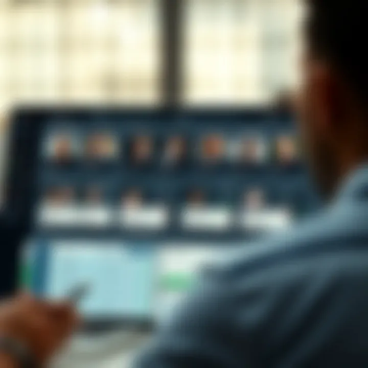 Overview of Trader Selection on Copy Trading Platform Dashboard interface showcasing trader profiles with performance stats and selection options