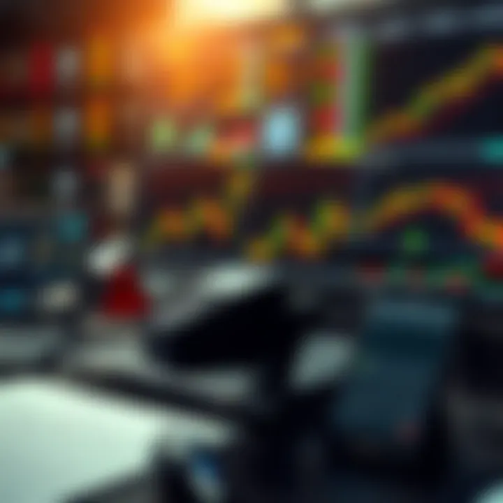 Trading Strategies and Market Analysis Tools Graphical representation of trading strategies and market analysis tools used by traders