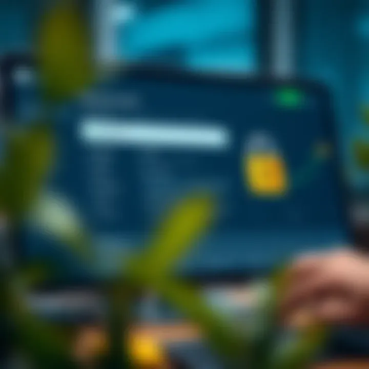 Dashboard overview of Deriv account management with security settings and password recovery options