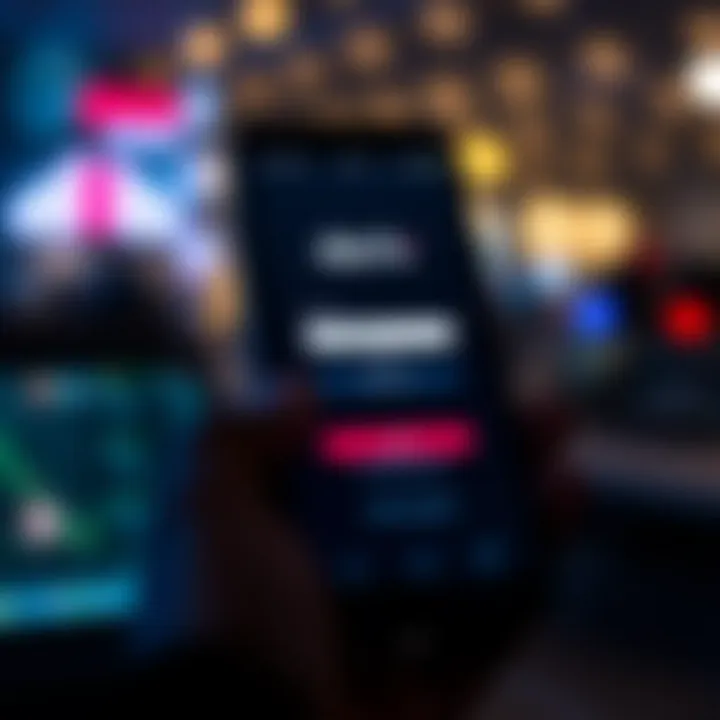 User interface of Deriv app on mobile phone showing login screen