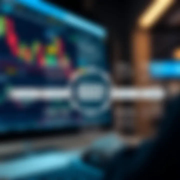 Diagram illustrating the operational flow of Deriv trading bots executing automated trades on financial charts
