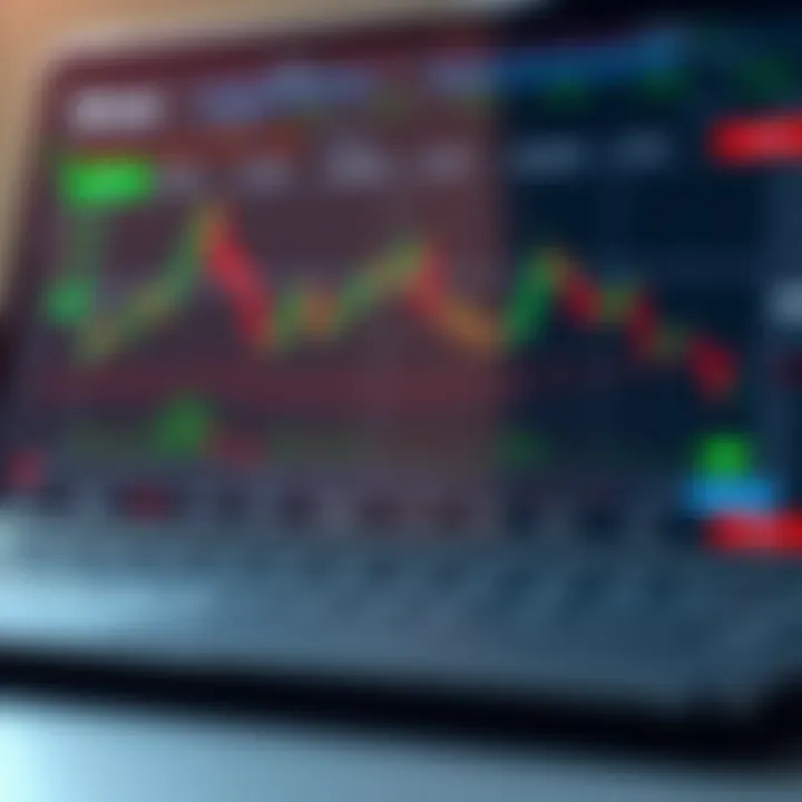 Digital Trading Platform Interface for Kenyan Market Illustration of a digital trading platform interface with stock charts and transaction options