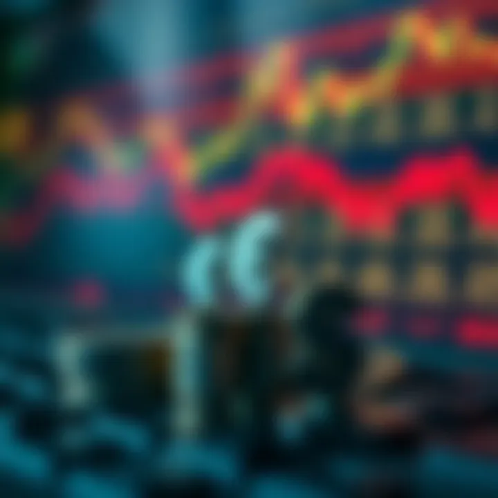 Illustration of Eurozone and US monetary policies impacting the forex market with icons representing currency and policy