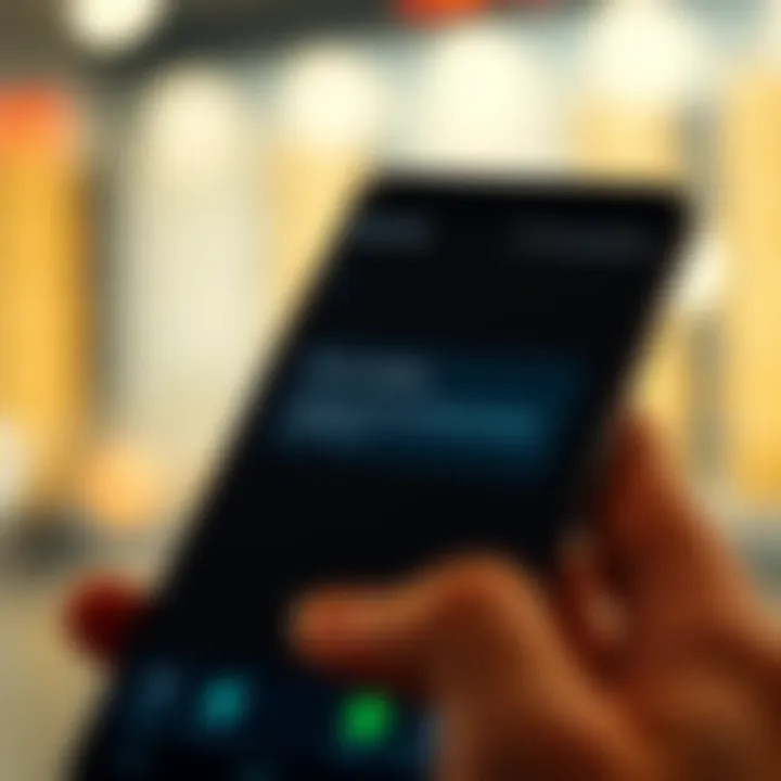 Secure Trading and Installation Notifications on Deriv App for Android Illustration of an Android phone with notification icons indicating successful installation and secure trading