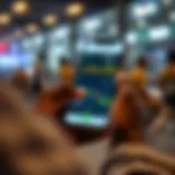 User navigating the Deriv app interface on a mobile device in Kenya