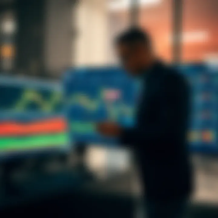 Regulatory Compliance and Risk Management in Kenyan Digital Trading Conceptual illustration of digital trading platforms displaying regulatory compliance and risk management