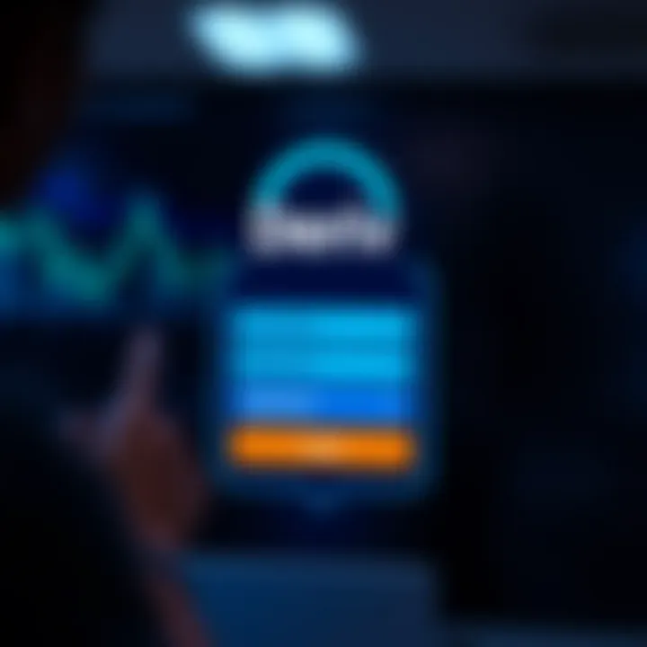 Secure Access to Deriv Trading Platform Secure login interface displaying username and password fields on Deriv trading platform