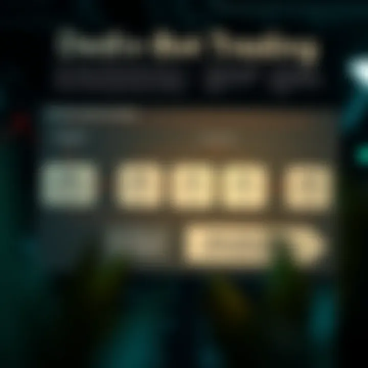 Diagram illustrating key components of Deriv bot trading setup and strategy flow