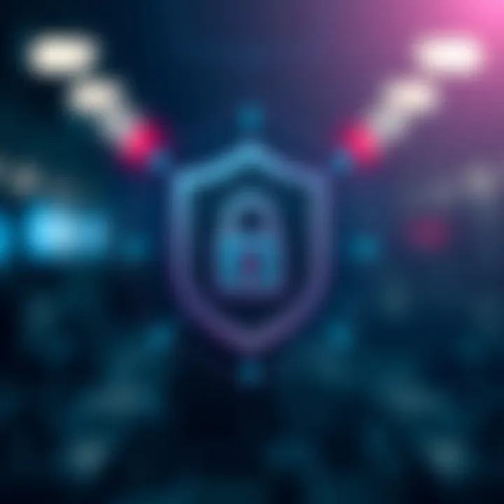 Security Features for Safeguarding Your Deriv Account Illustration of security shield icon with a padlock symbolizing account protection features on Deriv