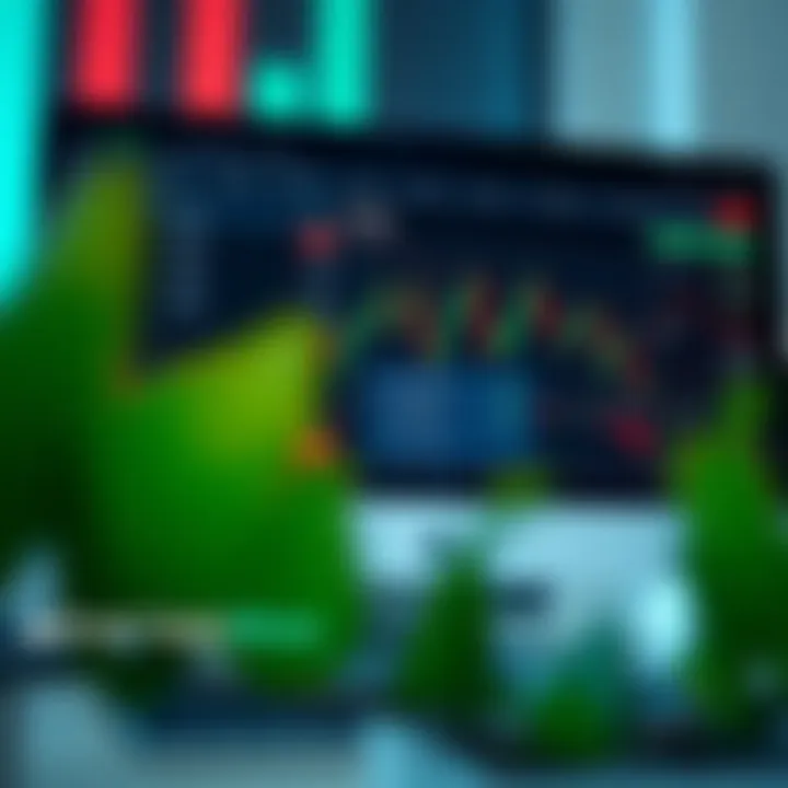 Dashboard interface of Smart Trader Binary displaying trading charts and option types
