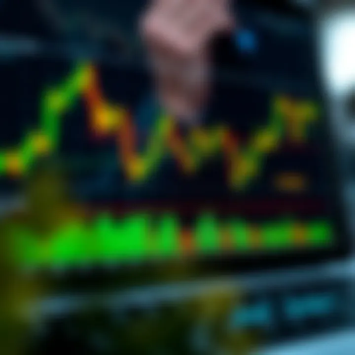 Risk Management and Strategic Planning in Forex Trading Chart illustrating risk management and strategy planning with digital tools