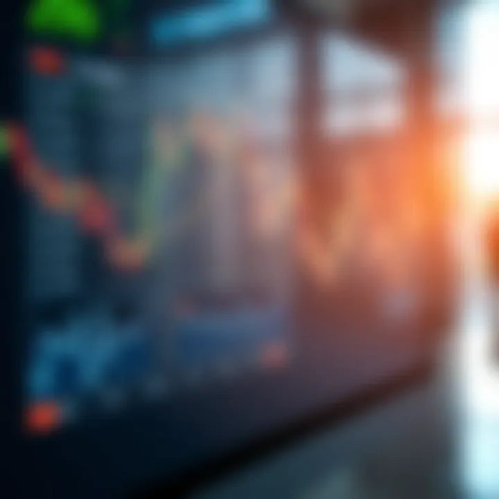 Diagram illustrating the functioning of an AI trading bot analyzing financial data