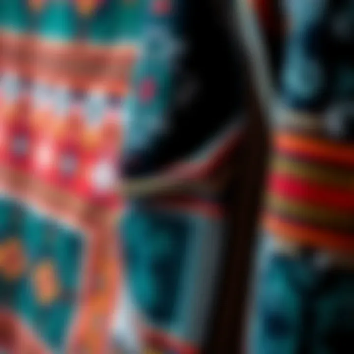 Traditional Kenyan fabric showcasing intricate patterns associated with cultural heritage