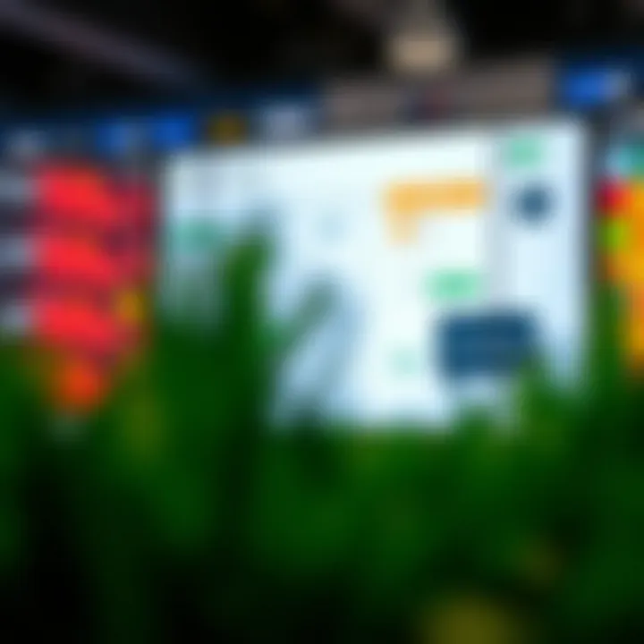 Illustration showing Deriv platform interface with marketing elements around it