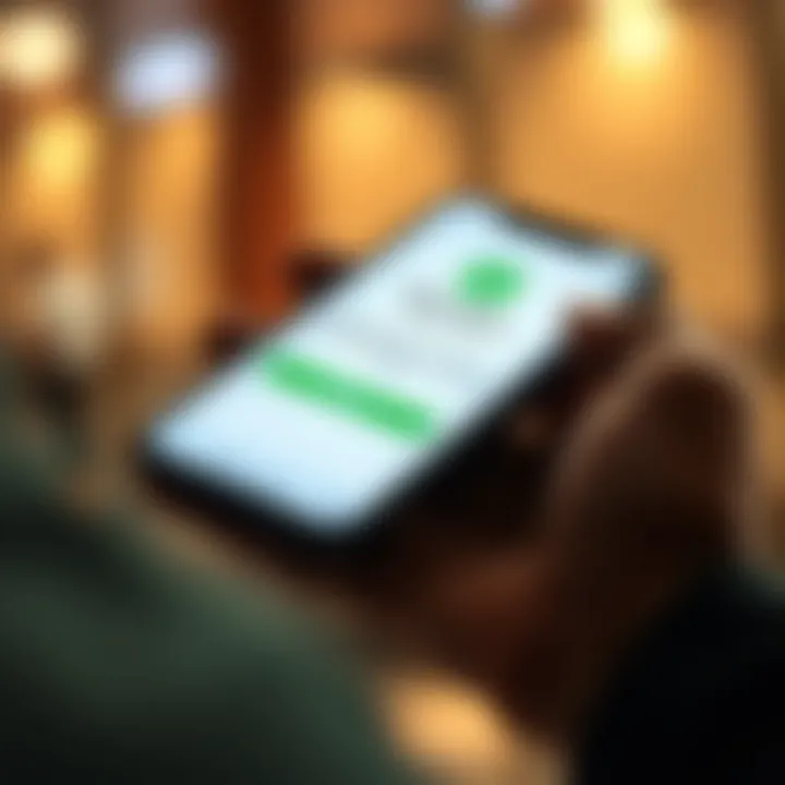 Mobile phone displaying a successful Deriv Mpesa deposit confirmation on screen