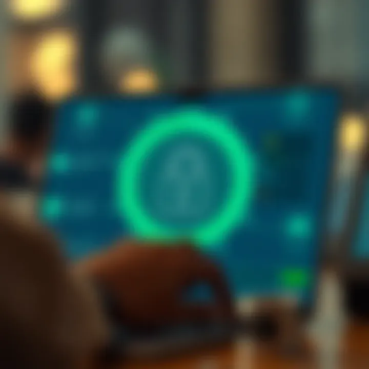 Illustration of secure online transaction representing safety measures for Deriv Mpesa deposits