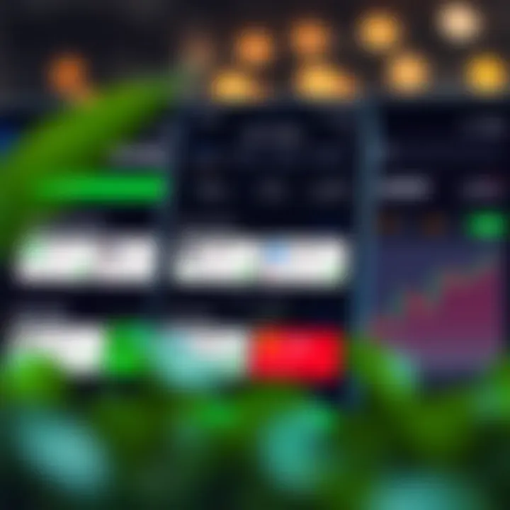 Screenshot of Deriv trading app interface showing various trading options and account overview