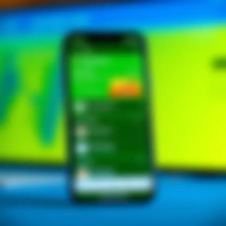 Mobile phone displaying Fast Pesa app interface with loan options and payment features