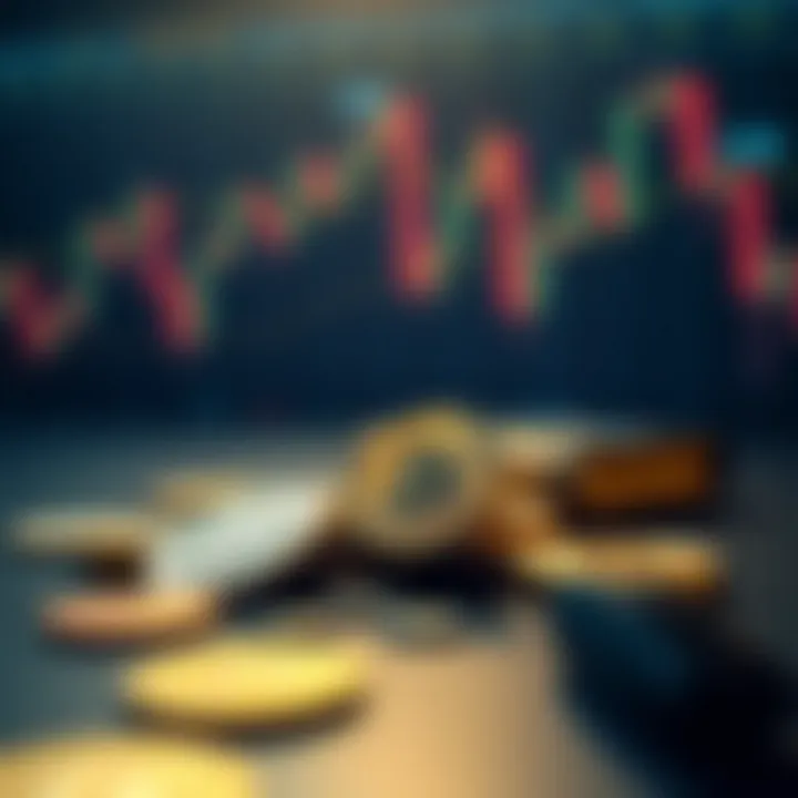 Illustration of a digital wallet and various cryptocurrency coins symbolizing long-term investment in digital assets