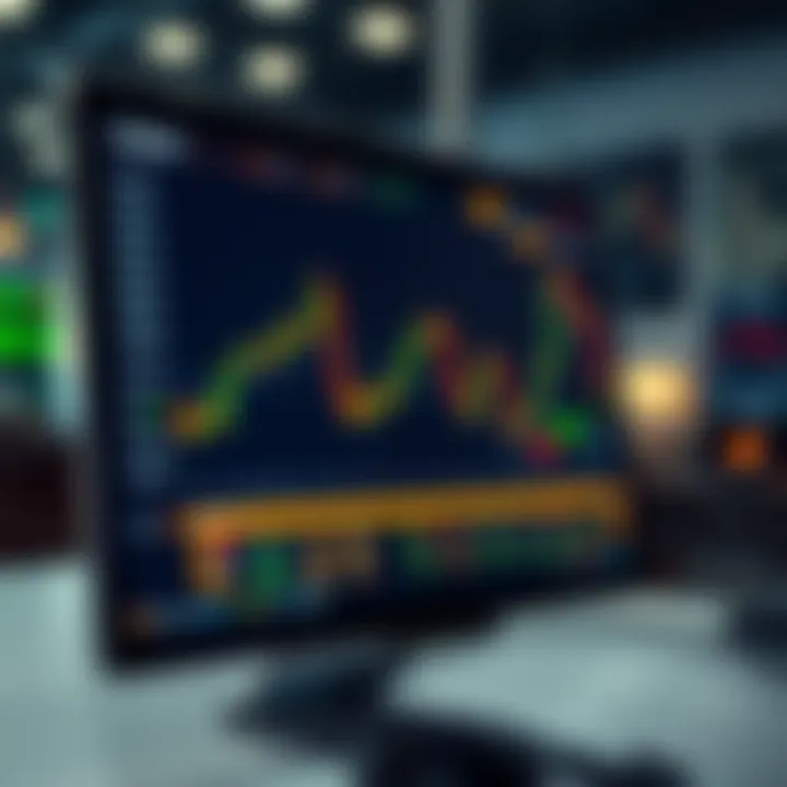 User interface of forex robot software showing currency pair analytics and trade execution options
