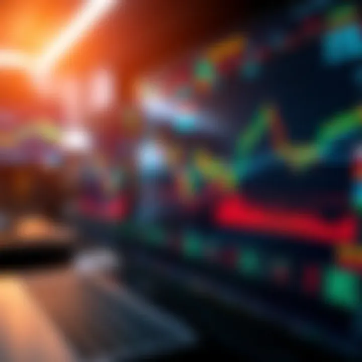 Digital interface showing automated trading algorithms executing financial market transactions