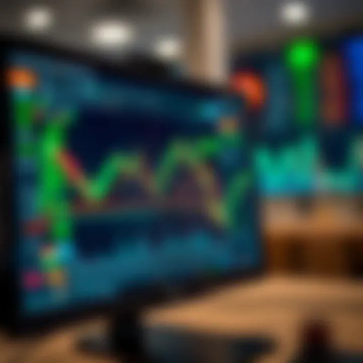 Custom indicators and tools panel on TradingView platform enhancing trading strategy visualization