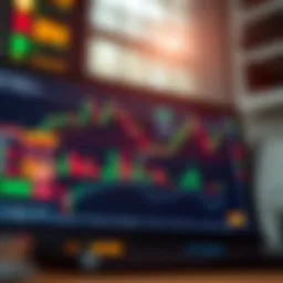 Market Charts and Technical Indicators on TradingView TradingView platform displaying advanced market charts with technical indicators