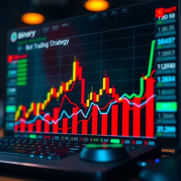 Overview of Bot Trading Strategies and Outcomes Graph illustrating various bot trading strategies and their outcomes on Binary.com