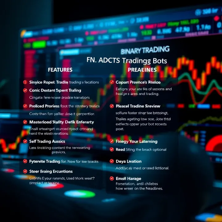 Feature Comparison of Popular Binary Trading Bots Visual comparison of binary trading bots showcasing key features, pros, and cons for informed decision making