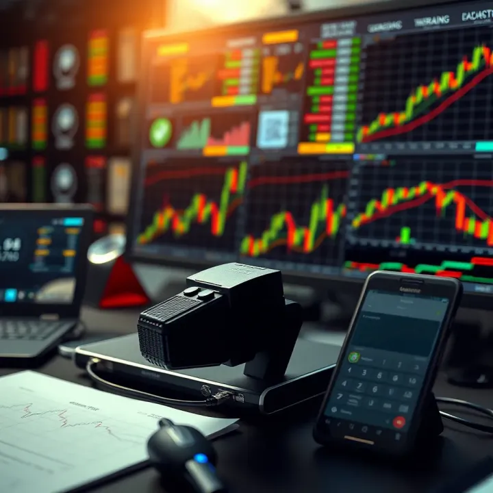 Graphical representation of trading strategies and market analysis tools used by traders