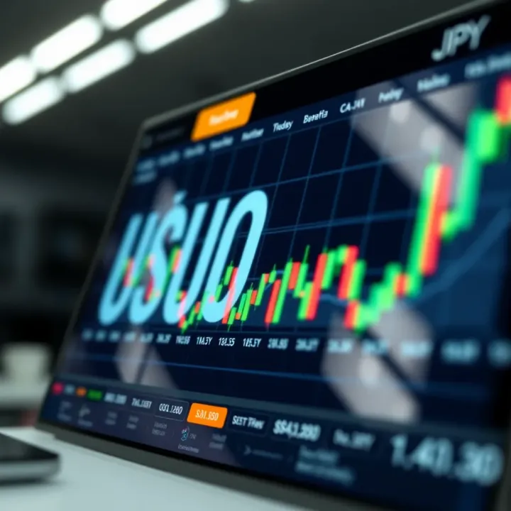 Visual representation of key economic indicators influencing USD and JPY currencies