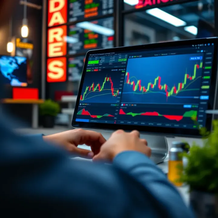Enhanced Market Analysis with TradingView on Deriv Deriv platform showing combined features with TradingView charts enhancing market analysis tools