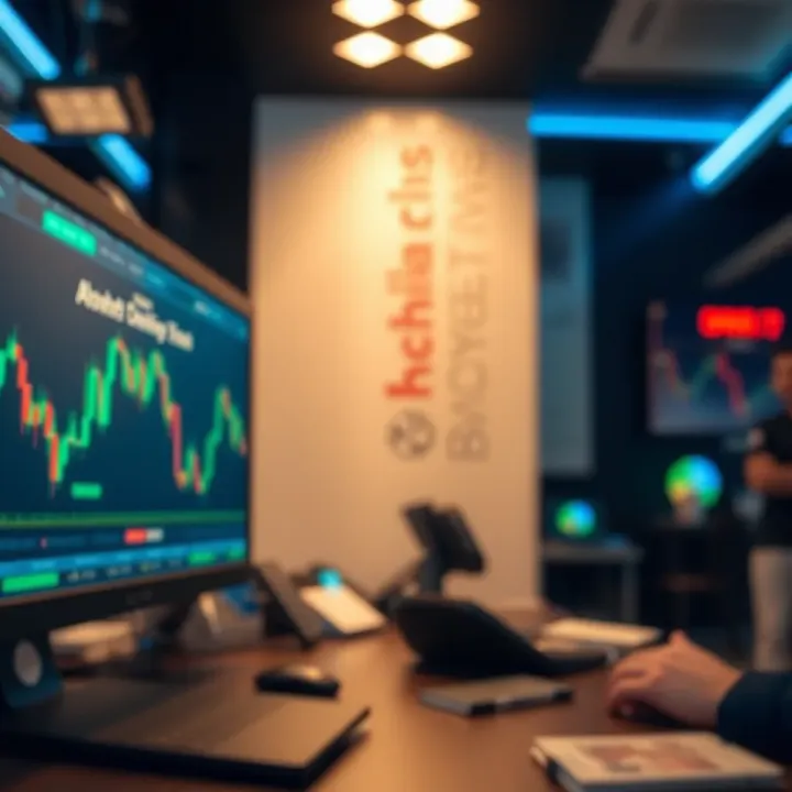 Visual representation of benefits and risks associated with binary options trading