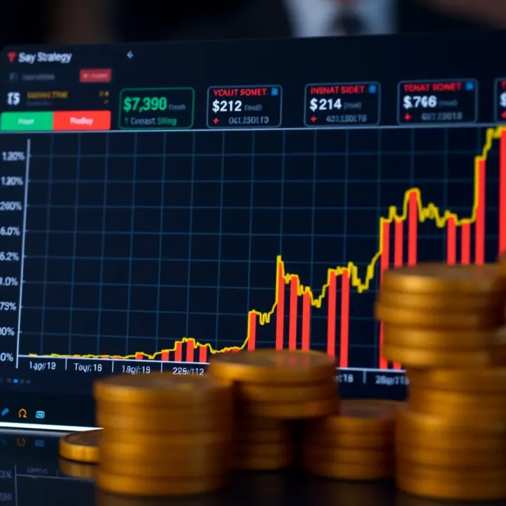 Graph depicting trading strategy performance and investment growth in Kenyan Shillings