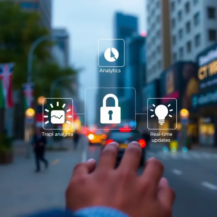 Essential Features to Consider in a Trading App for Kenya Illustration of key features icons like security, analytics, and real-time updates for trading apps