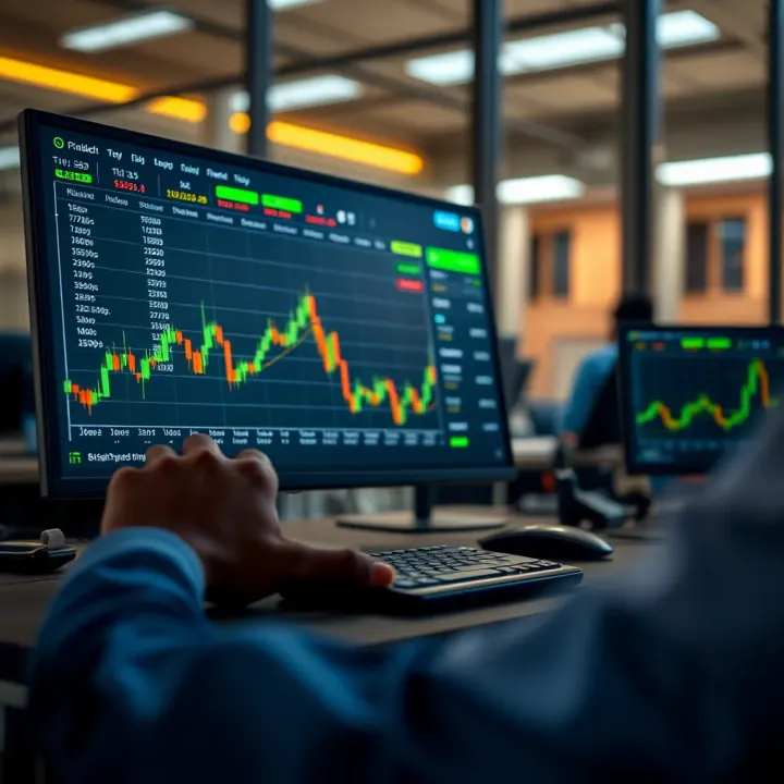 Visual guide showing registration steps and important considerations for binary trading in Kenya