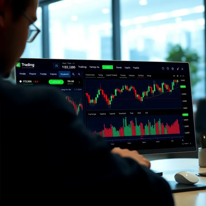 Key Features in Choosing Effective Copy Trading Platforms Dashboard interface of a trading platform highlighting key features for selecting copy trading strategies