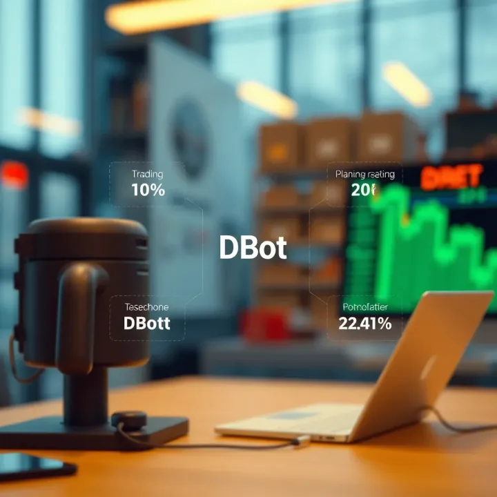 Core Functionalities of DBot in Automation Diagram illustrating the core functionalities of DBot in automating digital workflows