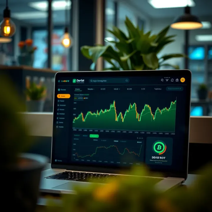 Screenshot of Deriv Bot APK interface displaying automated trading dashboard