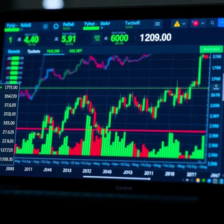 Trading Performance Analysis with Deriv Bot Automation Graph showing trading performance and analytics generated by Deriv Bot for optimized trading results