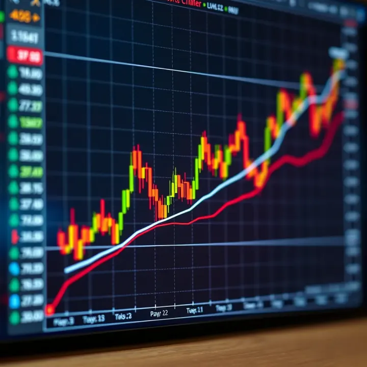 Graph illustrating forex margin and leverage relationship in trading