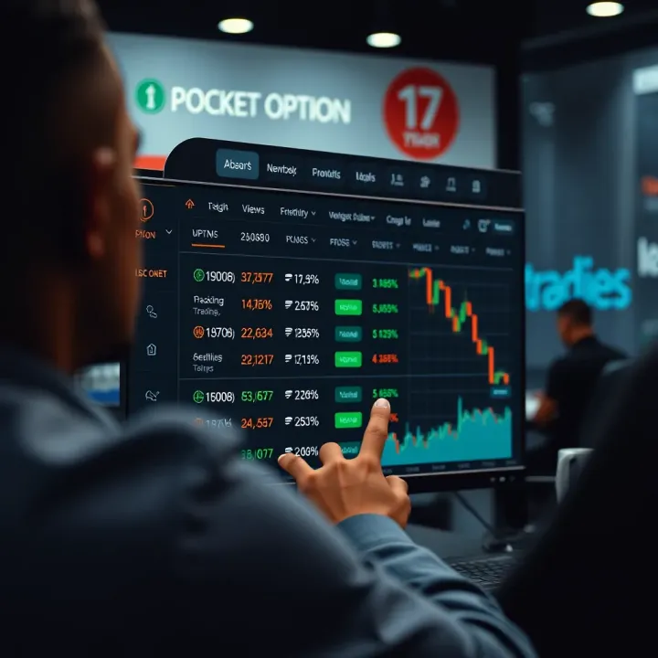 User-friendly online trading platform interface displaying various trading options