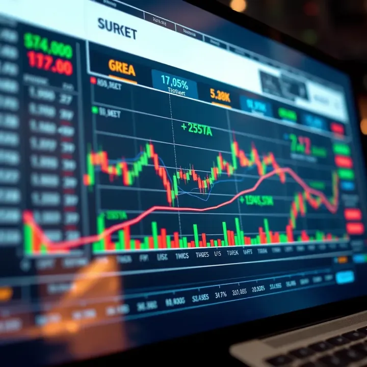 Chart illustrating key strategies and risk management for surge trading